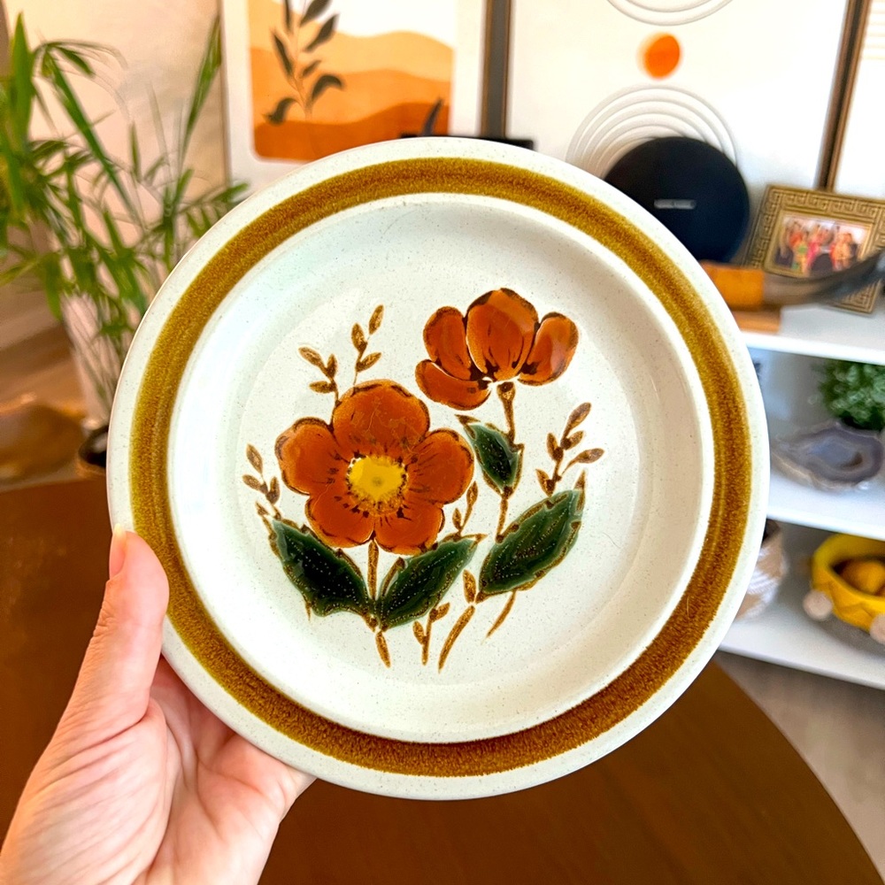 Vintage MCM JCPenney Woodlands Plate